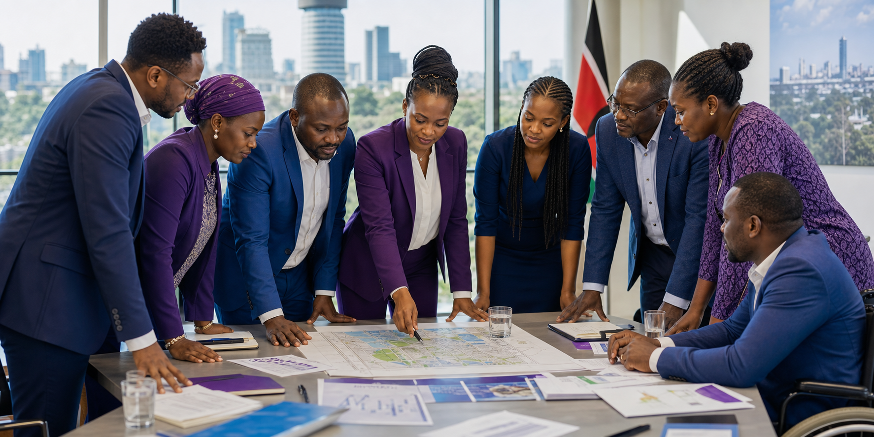 Kenyan leaders and community representatives planning a shared direction for Kenya